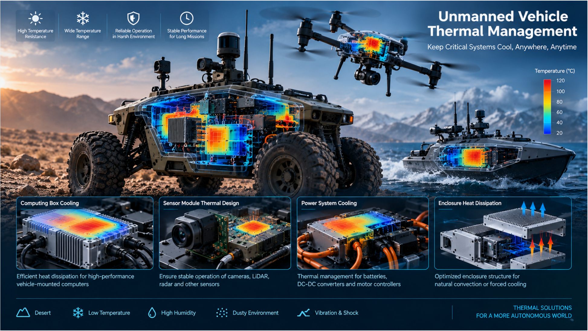 Unmanned Vehicle Thermal Management